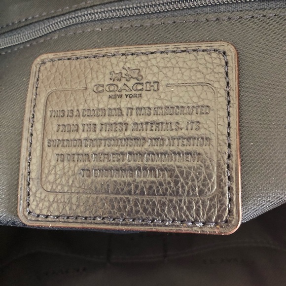 🌺BRAND NEW🌺 Coach Denim & Leather Back Pack - Picture 8 of 10